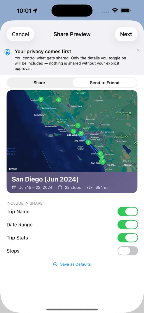 Sharing a visit with a friend in Places I Go